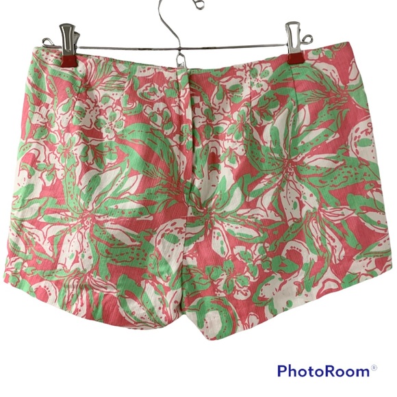 Lilly Pulitzer Liza Short Hotty Pink Forgot My Trunks - Size 4 - Picture 6 of 11